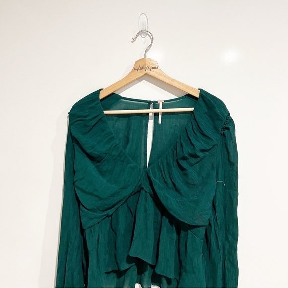 Free People Daia Top Garden Gem NWOT - Picture 8 of 14